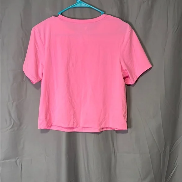 All in Motion Bright Pink Crop Top - Picture 5 of 5